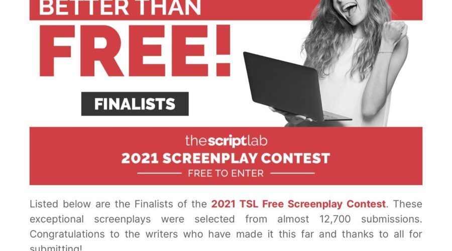 Blood and the Rye is one of the 25 finalists at the The Script Lab Free Screenplay Contest