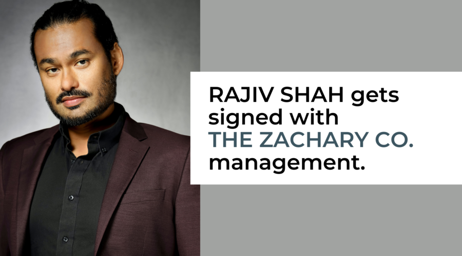 Rajiv Shah signs with The Zachary Co management.