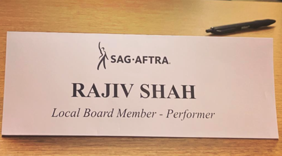 Rajiv Shah Kicks Off His First Day as Local Board Member at SAG-AFTRA